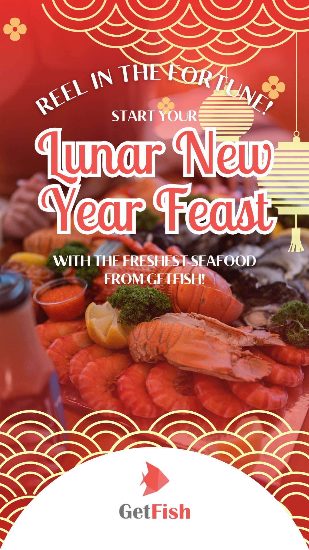 GetFish Lunar New Year feast graphic